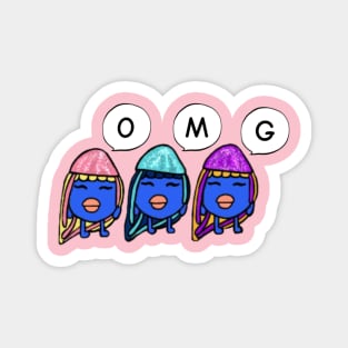 The Jellyfish Sisters Magnet