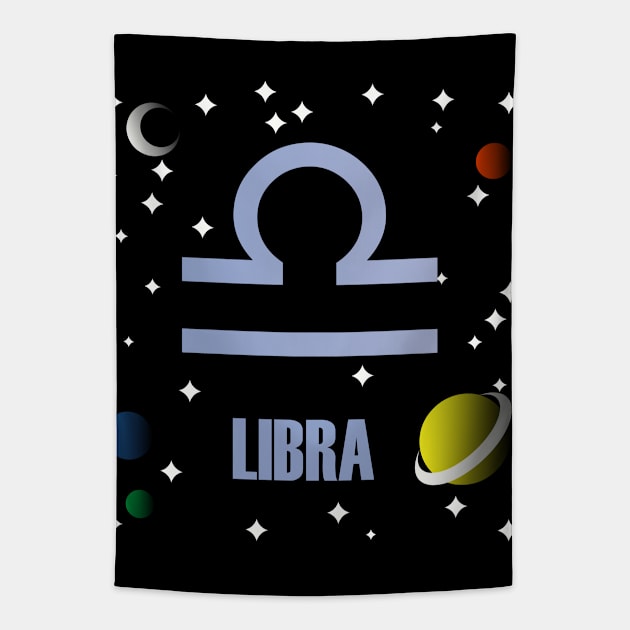 LIBRA SIGN Tapestry by RENAN1989