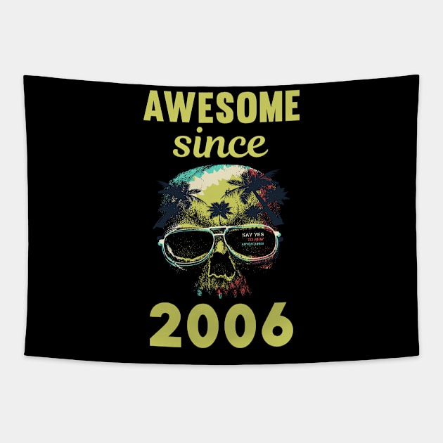 Skull Year 2006 Tapestry by rosenbaumquinton52