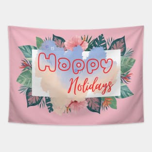 Happy Hollydays Tapestry