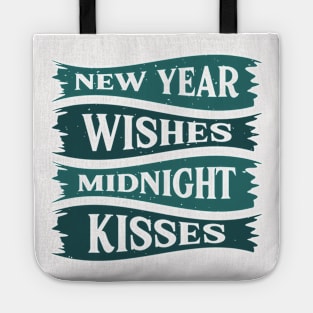 New Year Wishes Midnight Kisses Tote