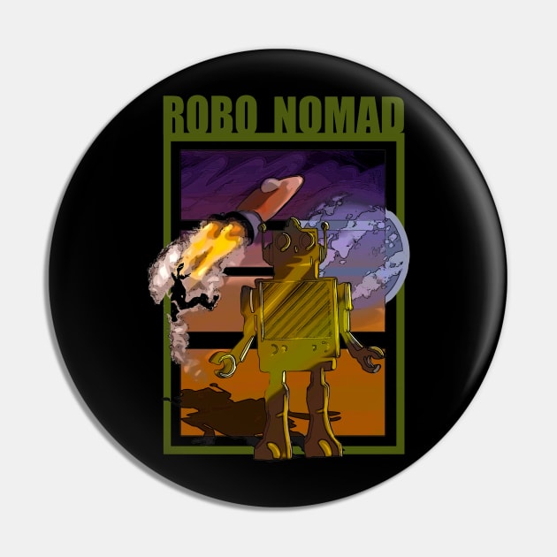 The Robot Nomad Pin by Ace13creations