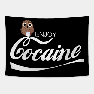 Roll over image to zoom in Blutgruppe Collectin Enjoy Cocaine | Drug Flex Coca | Cocaine cult Tapestry