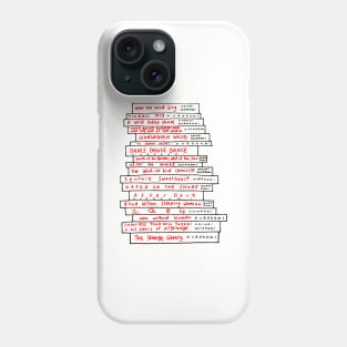 Haruki Murakami Book Fan Phone Case