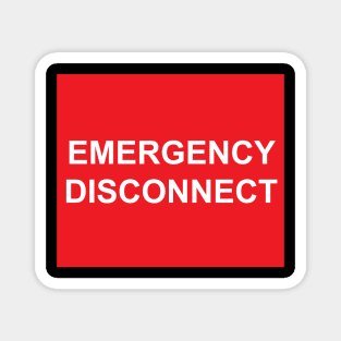 Emergency Disconnect Label Magnet