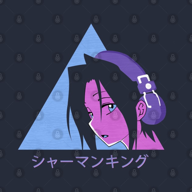 Shaman king - Yoh Asakura - Vaporwave by SirTeealot