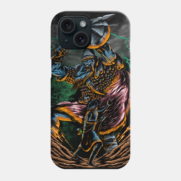 DAVID AND GOLIATH Phone Case by AWANG ART STUDIO