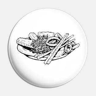 fast food dish Pin