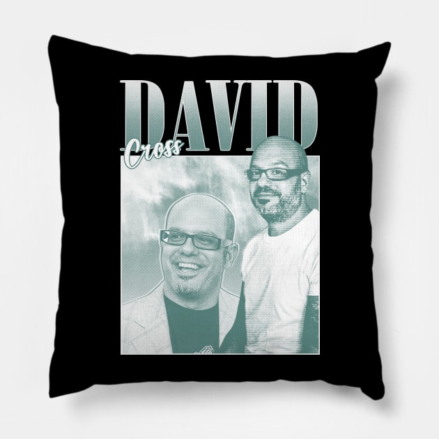 David Cross Pillow by Fewclipclop