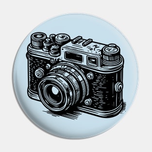 Retro Camera Pin