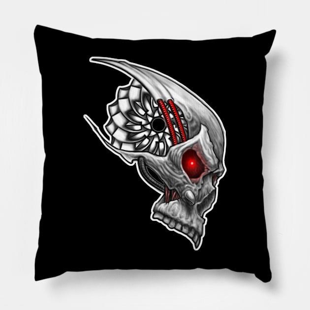 Gear Head Pillow by emptyZdesign