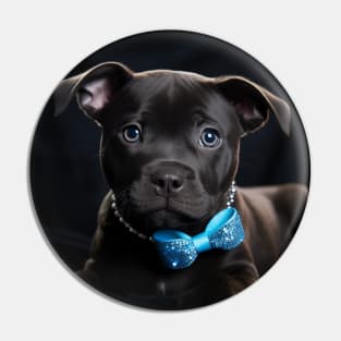 Cute Staffy Puppy Pin