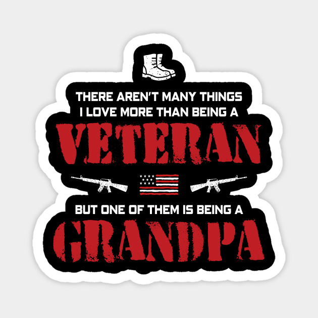 Grandpa Veteran Magnet by Wintrly