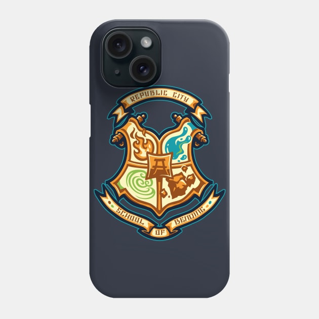 Republic School of Bending Phone Case by WinterArtwork