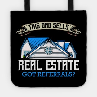 Realtor - This Dad Sells Real Estate - Funny Father's Day Gift Tote