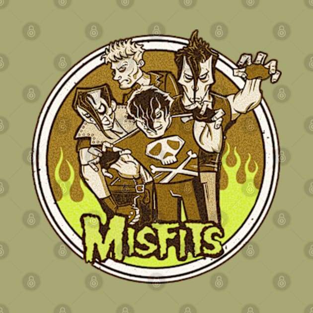 Misfits (Colour) by CosmicAngerDesign