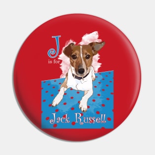 J is for Jack Russell Pin