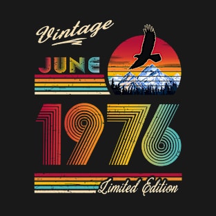 June 1976 Birthday T-Shirt