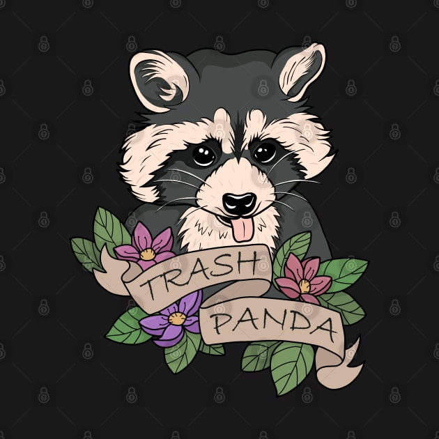 Raccoon - Trash Panda by valentinahramov