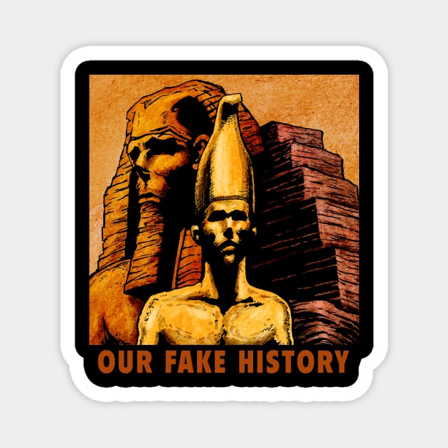 Pyramid Magnet by Our Fake History