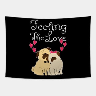 Dog Love Pug Love Feline The Love Gift Tapestry