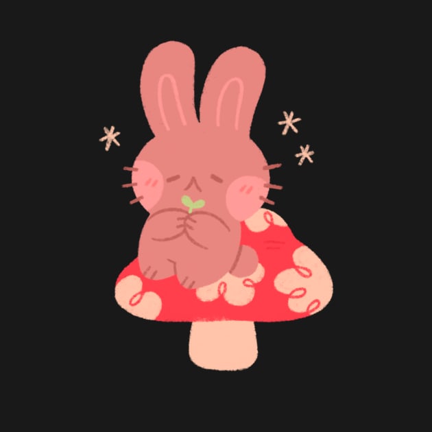 Mushroom Bunny by Niamh Smith Illustrations