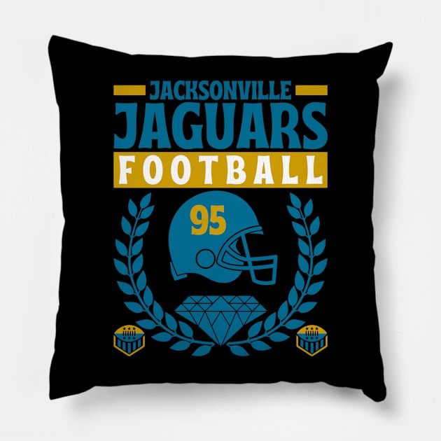 Jacksonville Jaguars 1995 Football Edition 2 Pillow by Astronaut.co