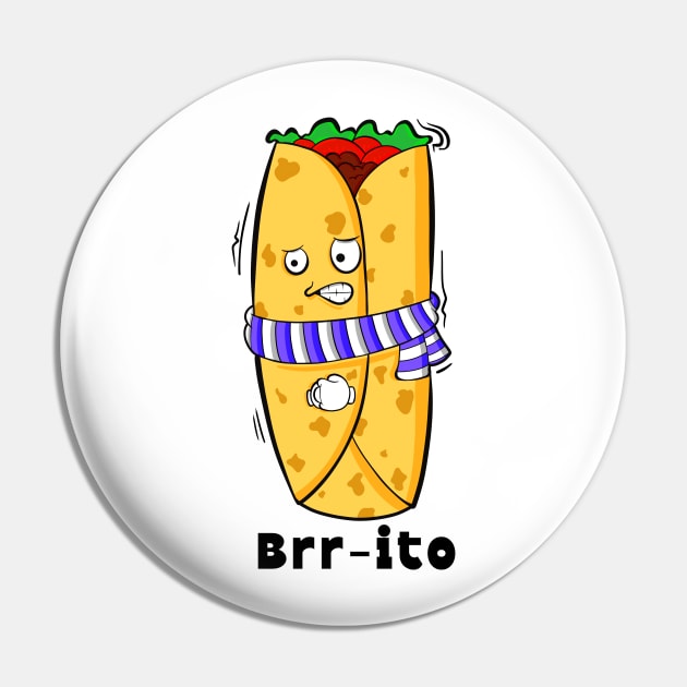 Brr-ito Pin by Art by Nabes