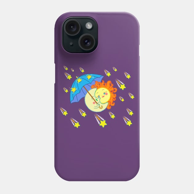 Meteor Shower Phone Case by Toonicorn