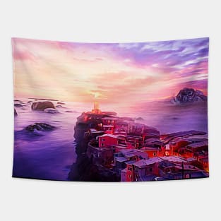 Dreamy Sunset Tapestry