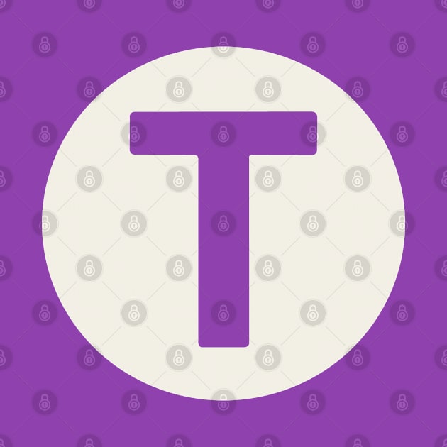 letter t purple by persa