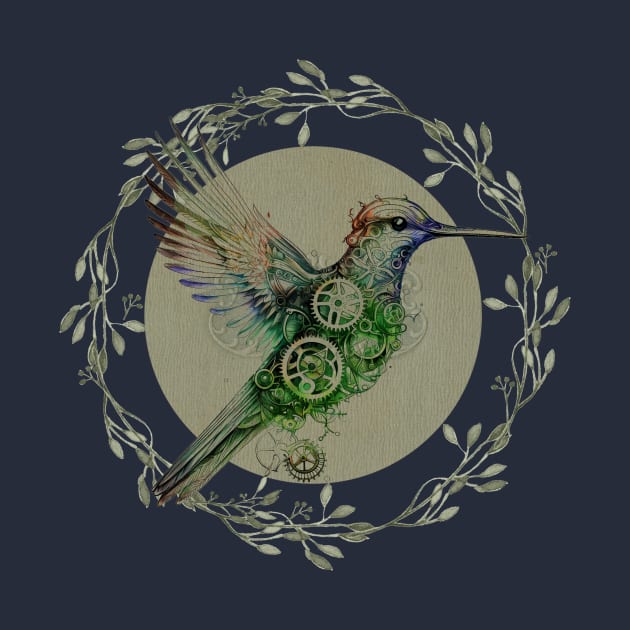 Steampunk Hummingbird by ginkelmier