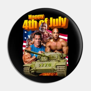 Happy 4th of July Pin
