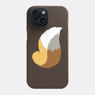 Fluffy Yellow Fox Tail Phone Case