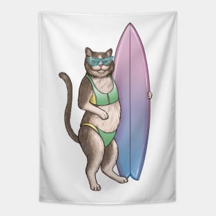 Surf Kitty Tapestry