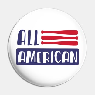 Cw All American Pin