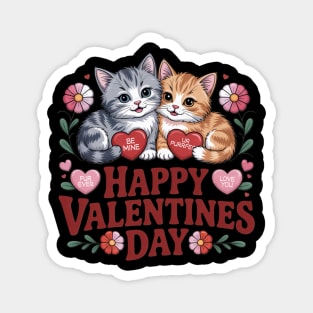 Happy Valentines Day - For Cat Lovers Magnet