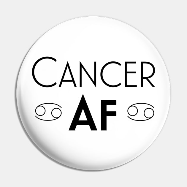 Cancer AF Pin by Sloop