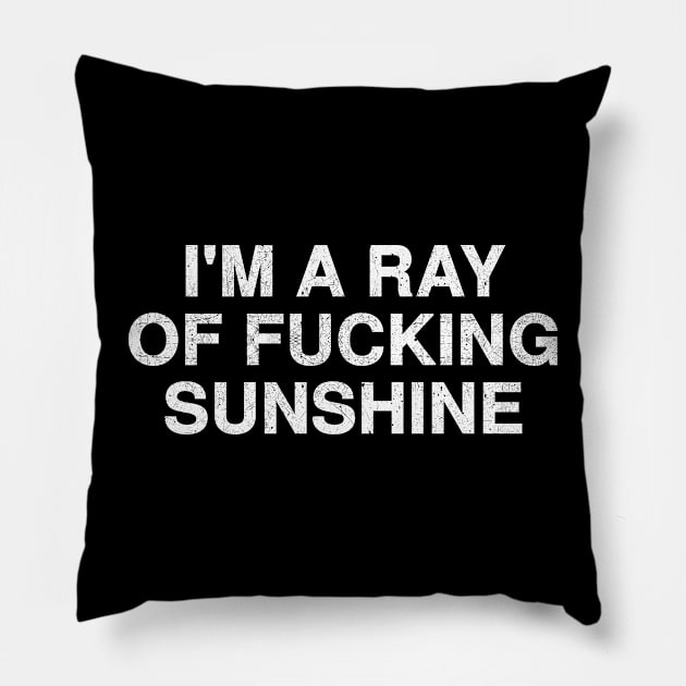 I'm A Sunshine. Pillow by Riel