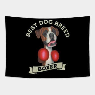 Boxing Boxer Best Dog Breed Tapestry