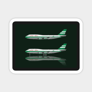 Cathay Pacific 747-400 Lettuce Leaf Livery Magnet