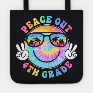 4Th Grade Peace Out School 2024 Last Day Of School Summer Tote