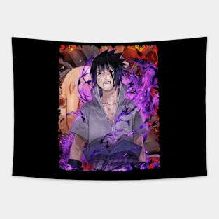 SASUKE UCHIHA MERCH VTG Tapestry