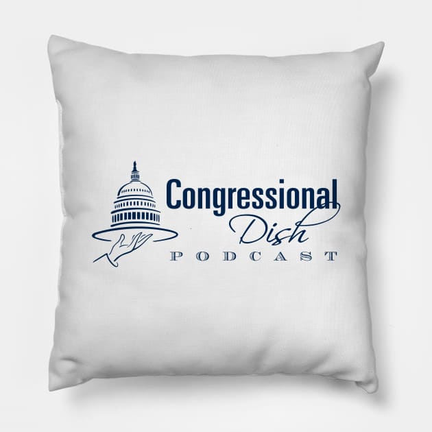 CD Podcast Logo: Blue Front Pillow by OYCDIMG