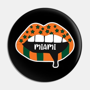 Miami Lips Pin