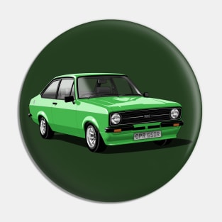 Ford Escort Mk 2 in green Pin