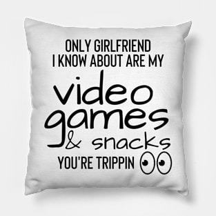 Video Games & Snacks Pillow