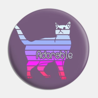 Pastel Adorable Cat Pin