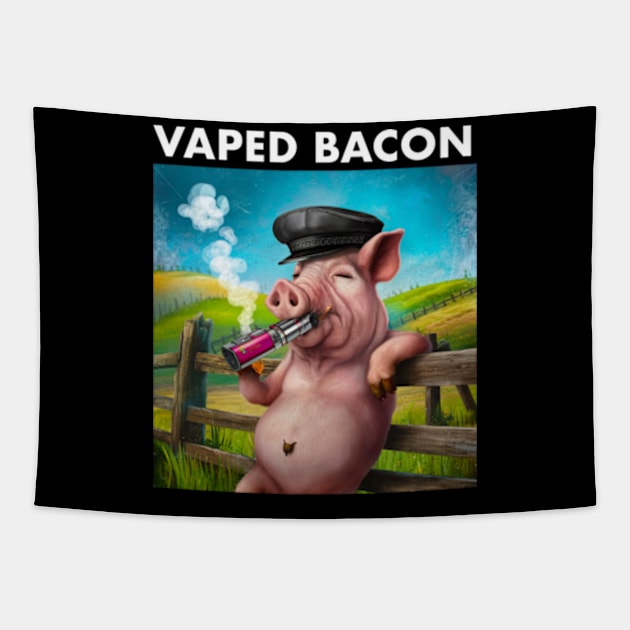 Vaped Bacon Tapestry by Welcome To Chaos 