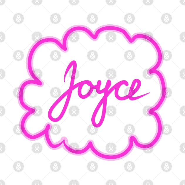 Joyce. Female name. by grafinya